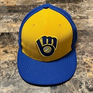 Milwaukee Brewers New Era Fitted Hat